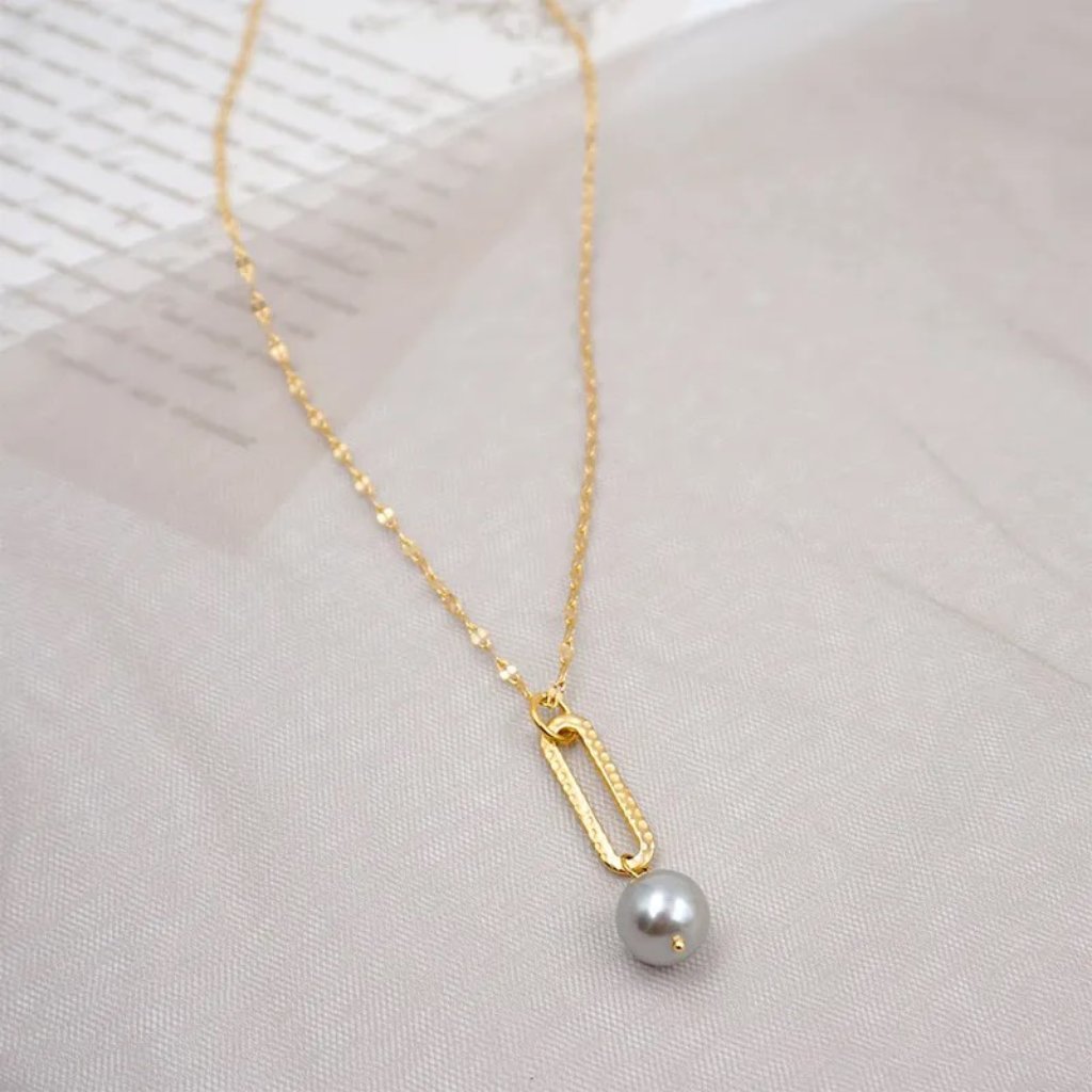 Titanium Steel Gold Plated Round Simple Long Pendant Necklace 35$